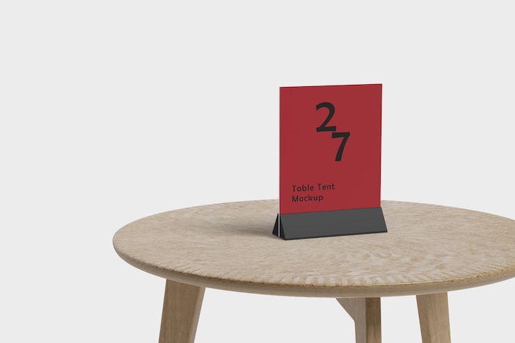 PSD mockup della tenda