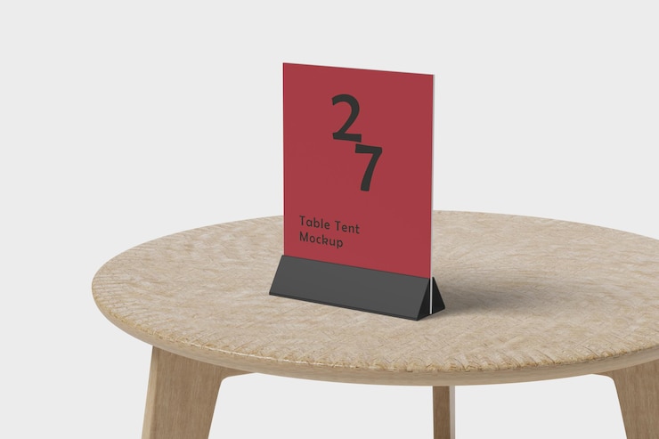 PSD mockup della tenda