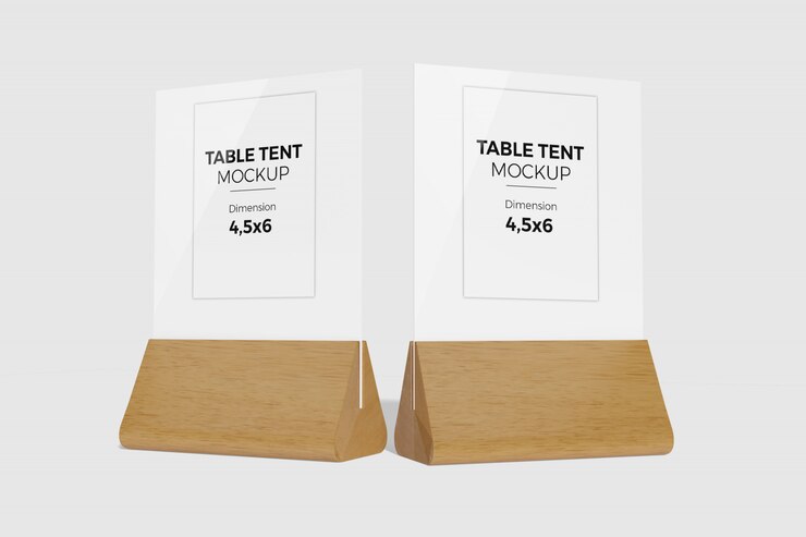 PSD mockup della tenda