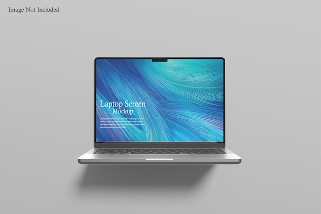 Mockup dello schermo del computer portatile