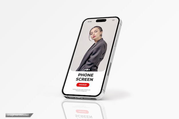Mockup dello schermo del telefono