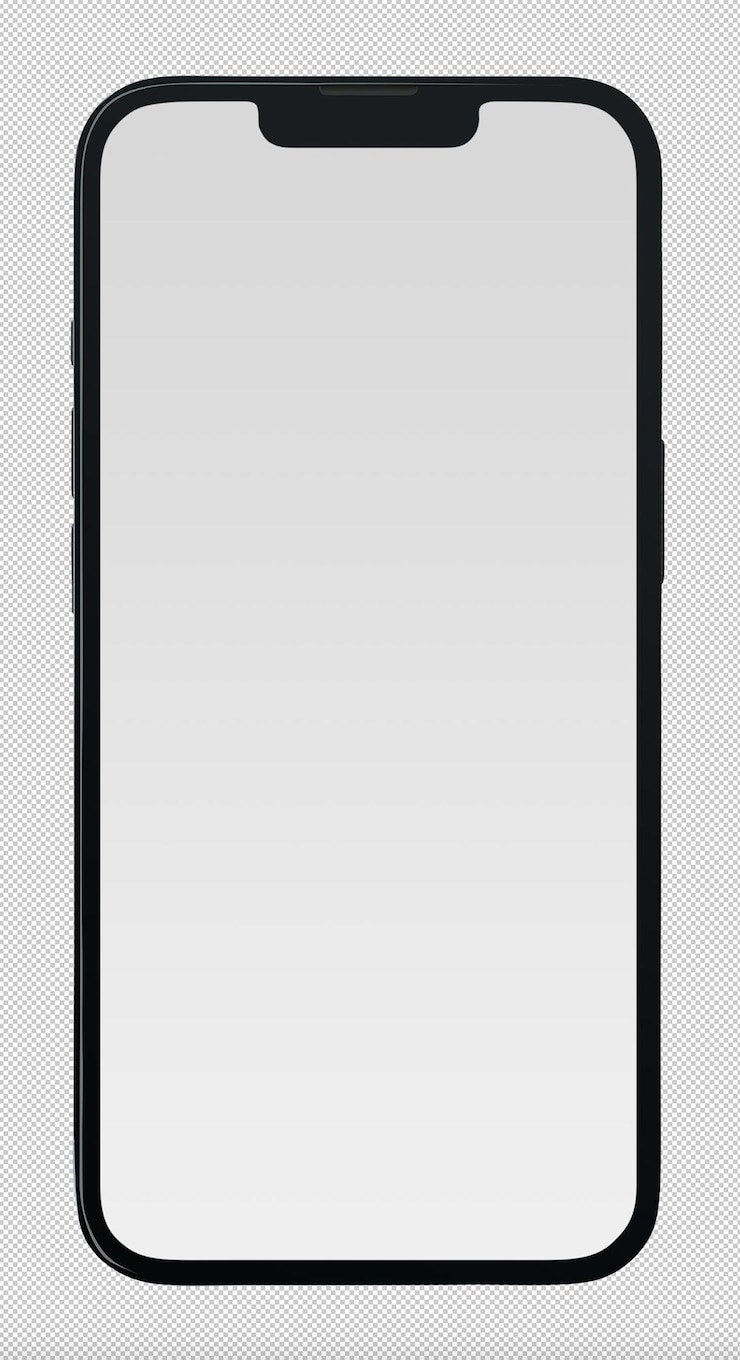 Mockup dello schermo dello smartphone Apri PSD