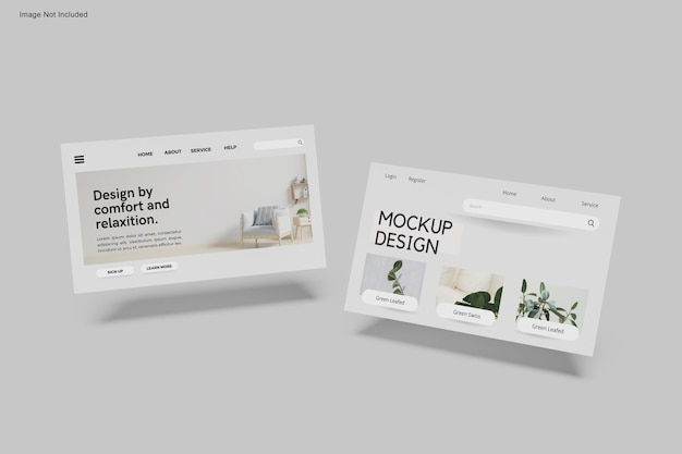 mockup dello schermo imac