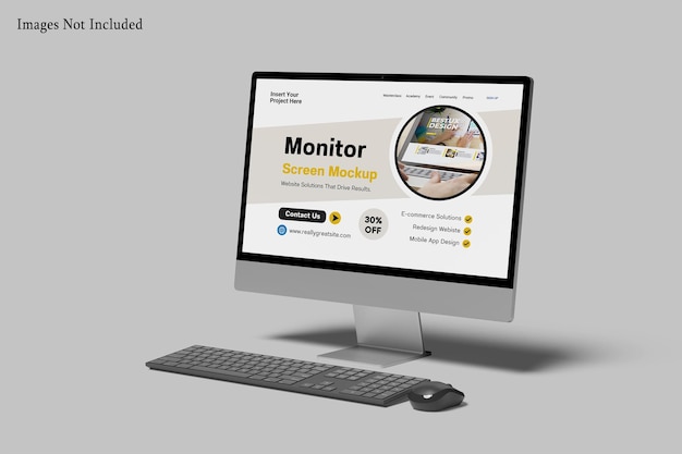 Mockup dello schermo