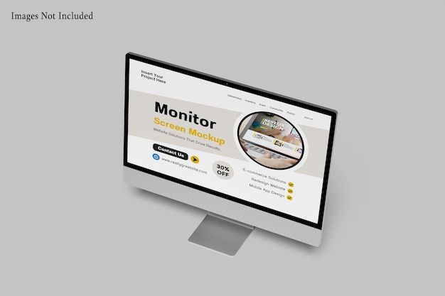 Mockup dello schermo