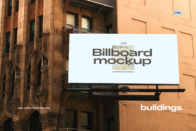 PSD mockup der billboard