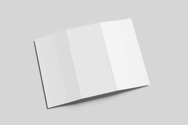 Mockup der dreifachen Broschüre