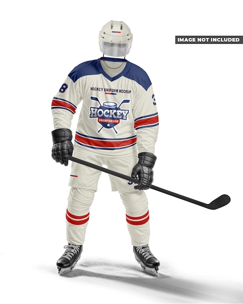 Mockup der Eishockey-Uniform