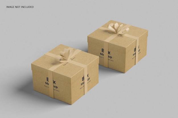 Mockup der Geschenkkiste