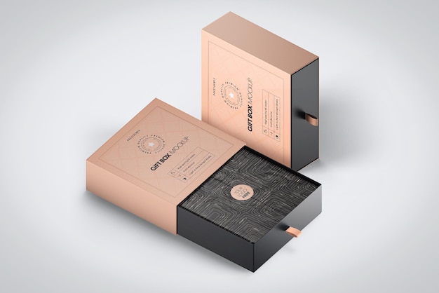 Mockup der Geschenkkiste