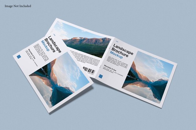 Mockup der Landschaftsbroschüre