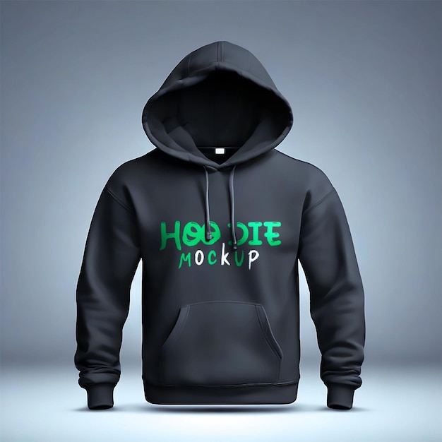 PSD mockup der vorderseite des hoodie