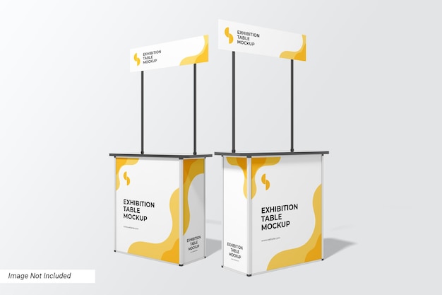 Mockup des Ausstellungsstandes