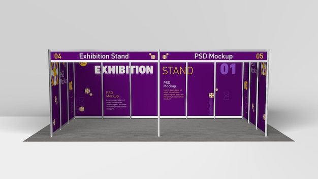 Mockup des Ausstellungsstands von Shell Scheme