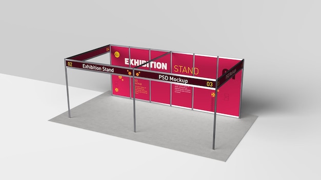 Mockup des Ausstellungsstands von Shell Scheme