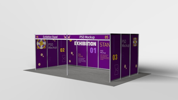 Mockup des Ausstellungsstands von Shell Scheme