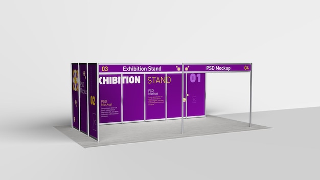 Mockup des Ausstellungsstands von Shell Scheme