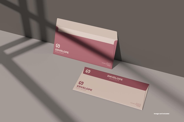 PSD mockup des umschlags