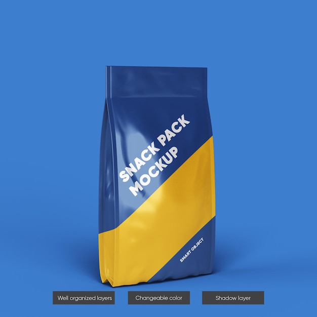 Mockup Design der Plastiktüte