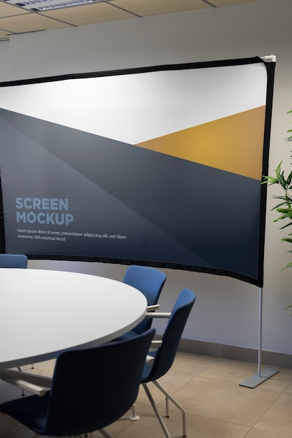Mockup-Design für Konferenzräume