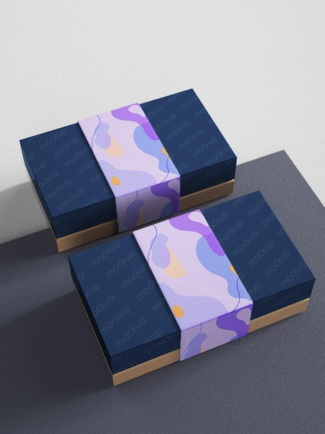 Mockup-Design für Papierverpackungen