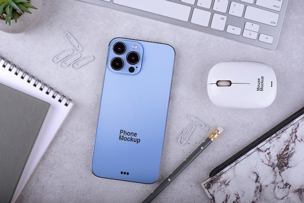 Mockup-Design für Smartphone-Geräte