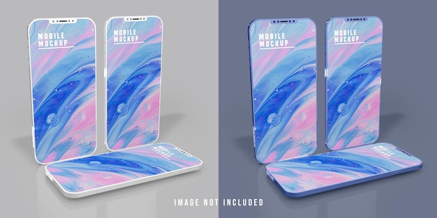 Mockup design psd para celular