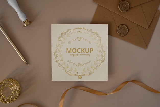 Mockup-Design zum Firmenjubiläum