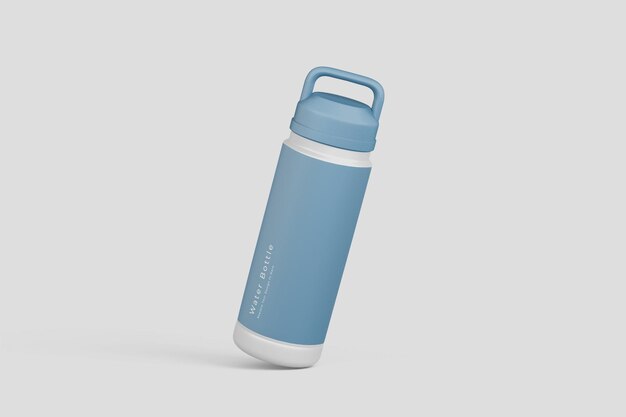 Mockup di acqua in bottiglia