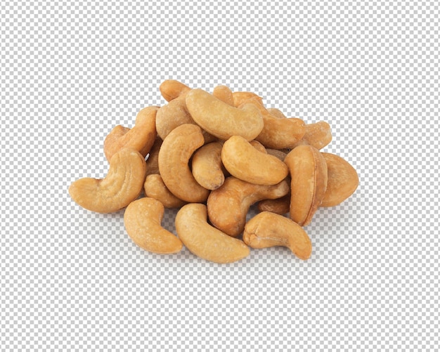 Mockup di anacardi isolato