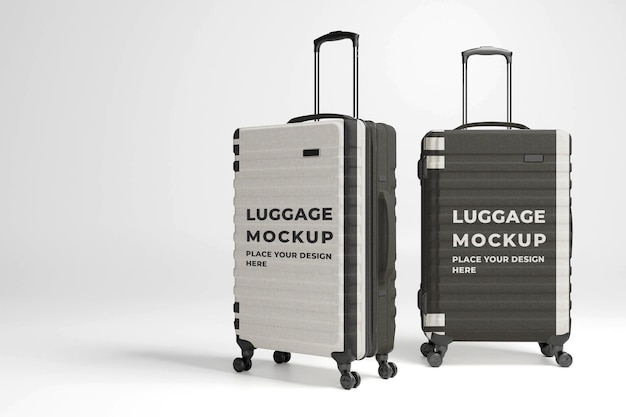 Mockup di bagagli da viaggio