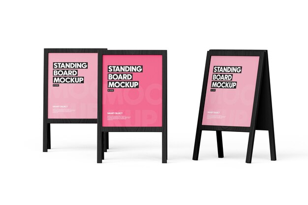 Mockup di banner AFrame per il branding del prodotto