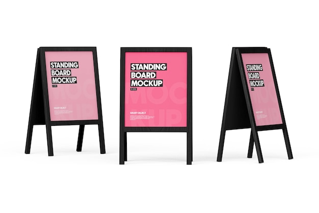 Mockup di banner AFrame per il branding del prodotto