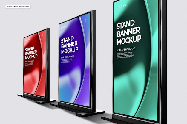 Mockup di banner all'aperto