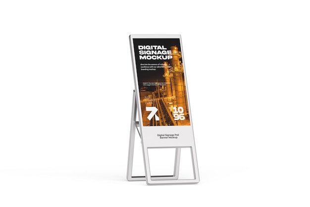 Mockup di banner promozionale per il branding