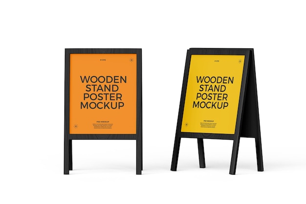 Mockup di banner promozionale per il branding
