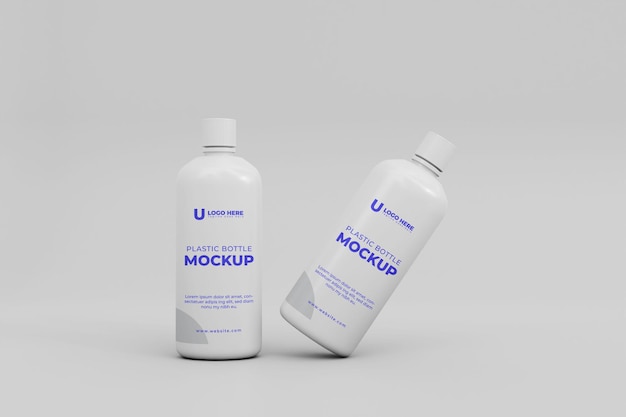 Mockup di barattolo di bottiglia 3D