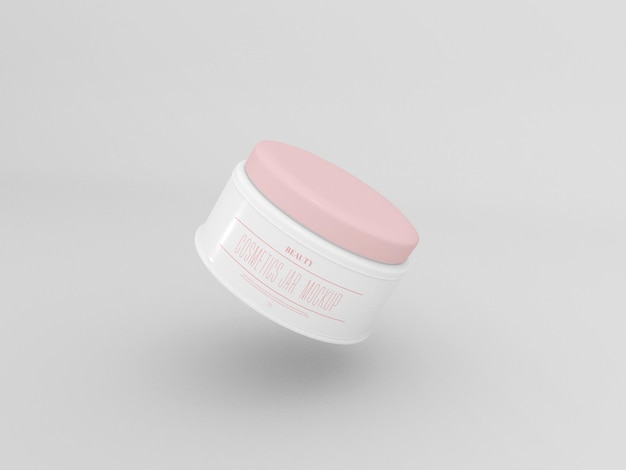 Mockup di barattolo di crema cosmetica