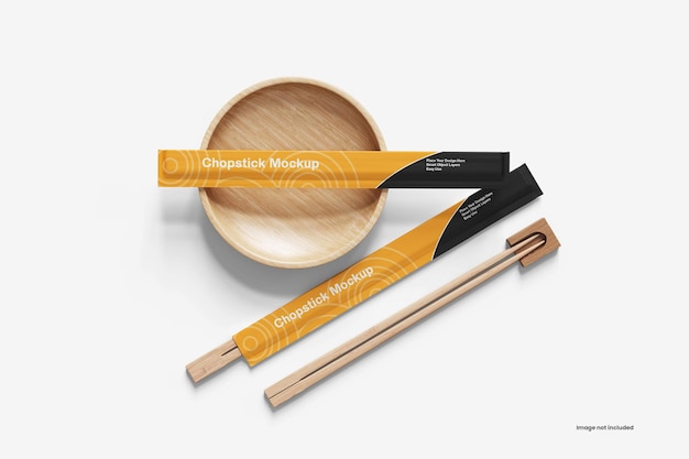Mockup di bastoncini da mangiare