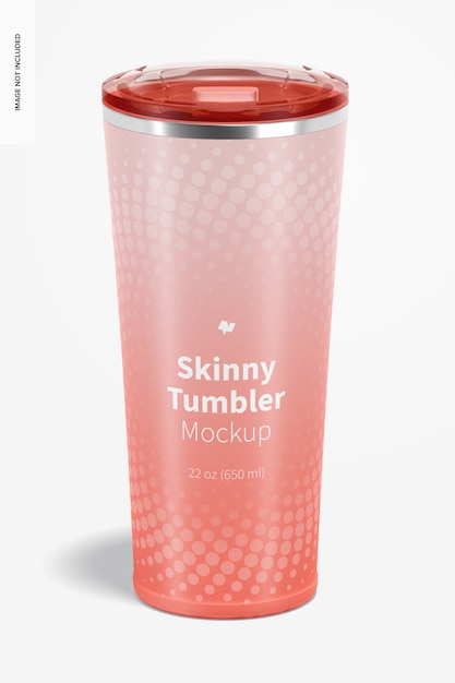 Mockup di bicchiere magro da 22 once