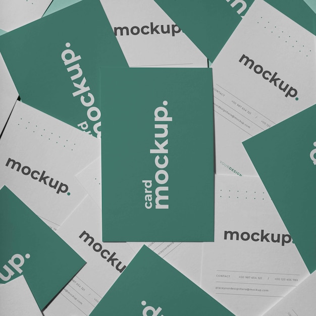 Mockup di biglietti da visita modello