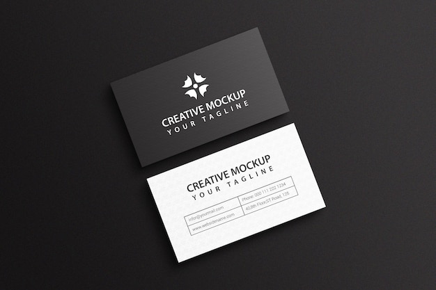 Mockup di biglietti da visita Photoshop