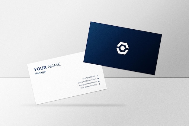 Mockup di biglietti da visita psd