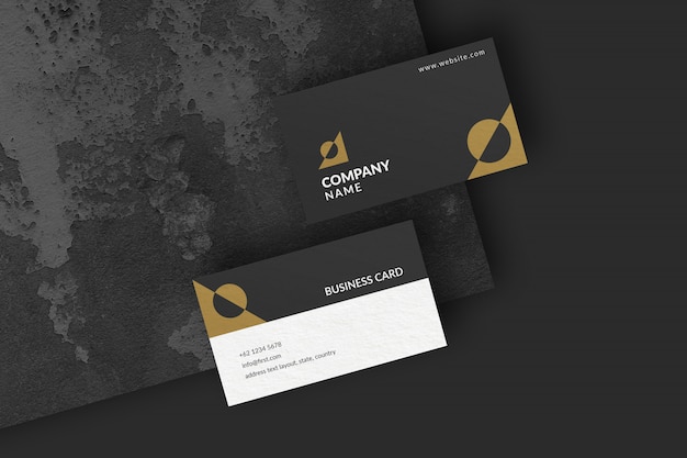 Mockup di biglietti da visita