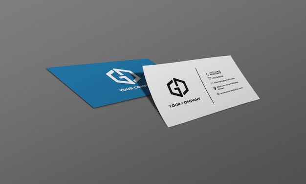Mockup di biglietti da visita