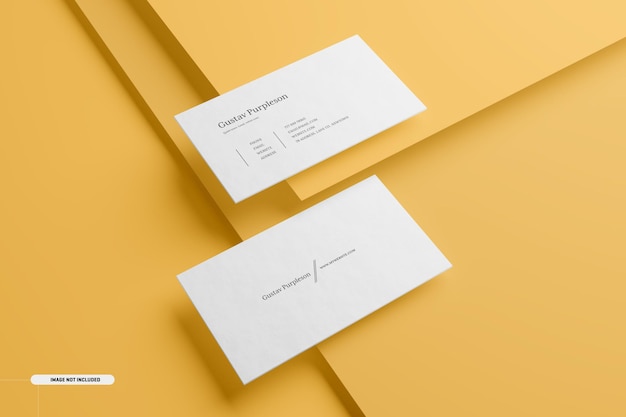Mockup di biglietti da visita