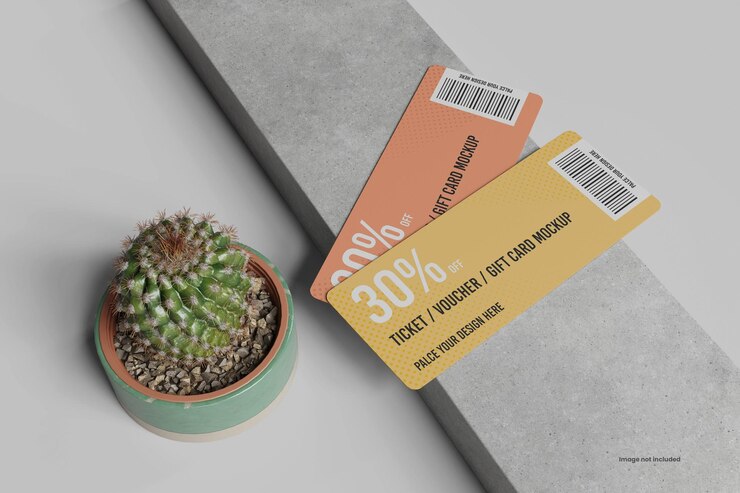 PSD mockup di biglietti per eventi