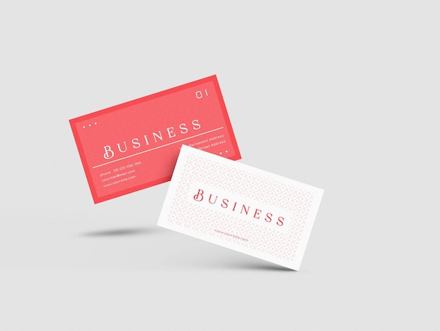 Mockup di biglietto da visita minimo