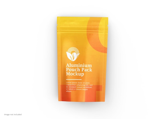 Mockup di borsa con cerniera realistica
