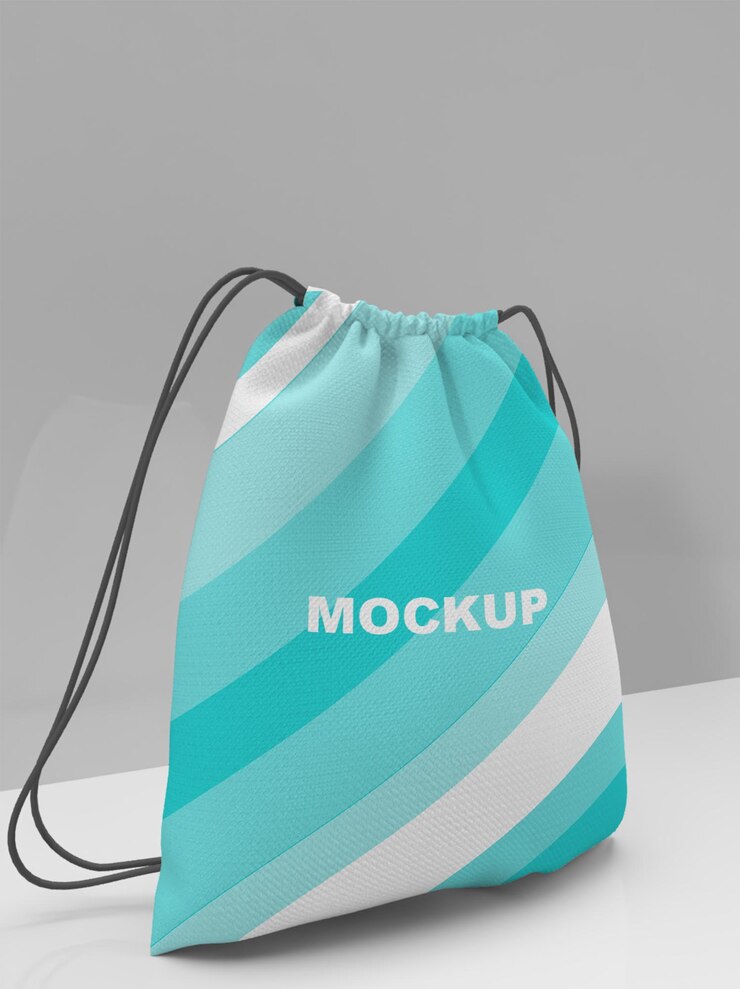 mockup di borsa da palestra